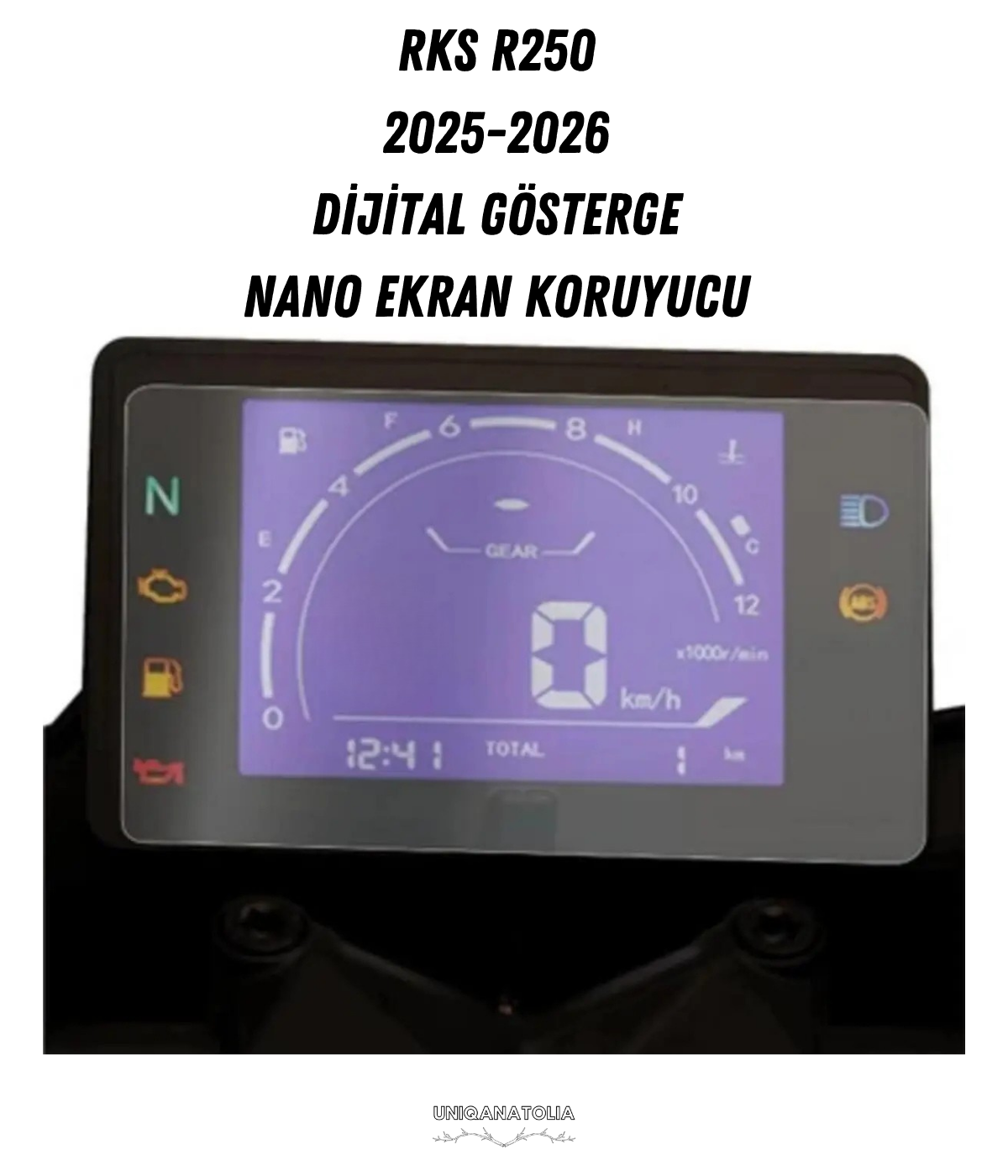 RKS R250 2025-2026 Dijital Gösterge Uyumlu Nano Ekran Koruyucu