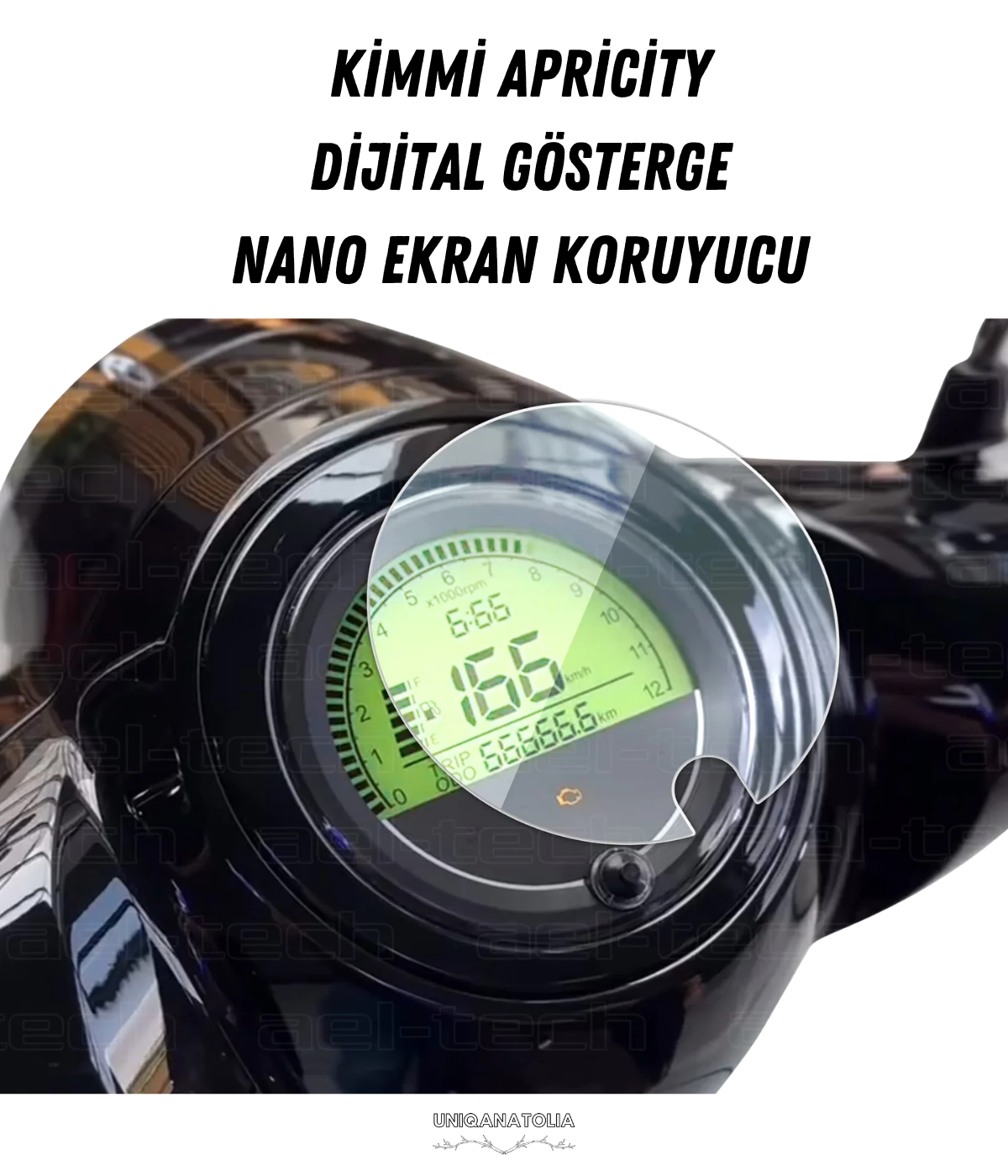 Kimmi Apricity Dijital Gösterge Uyumlu Nano Ekran Koruyucu