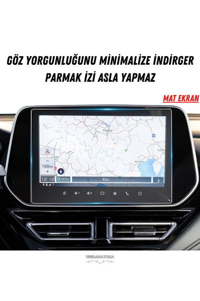 Suzuki S-Cross 2025 Navigasyon ve Multimedya Uyumlu Mat Ekran Koruyucu