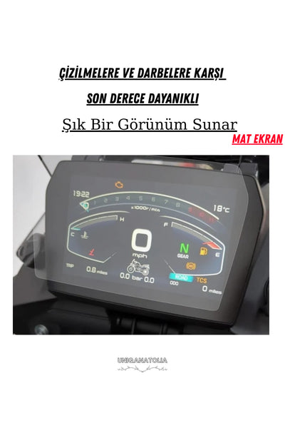 Voge Sr3 2024 Dijital Gösterge Uyumlu Mat Ekran Koruyucu
