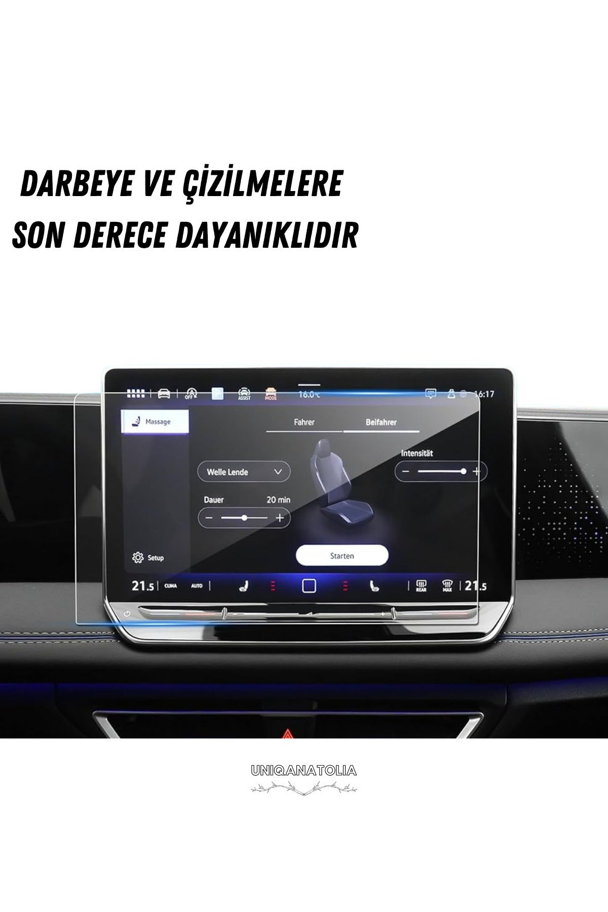Volkswagen Golf 8.5 2024 Navigasyon Ve Multimedya Uyumlu Nano Ekran Koruyucu