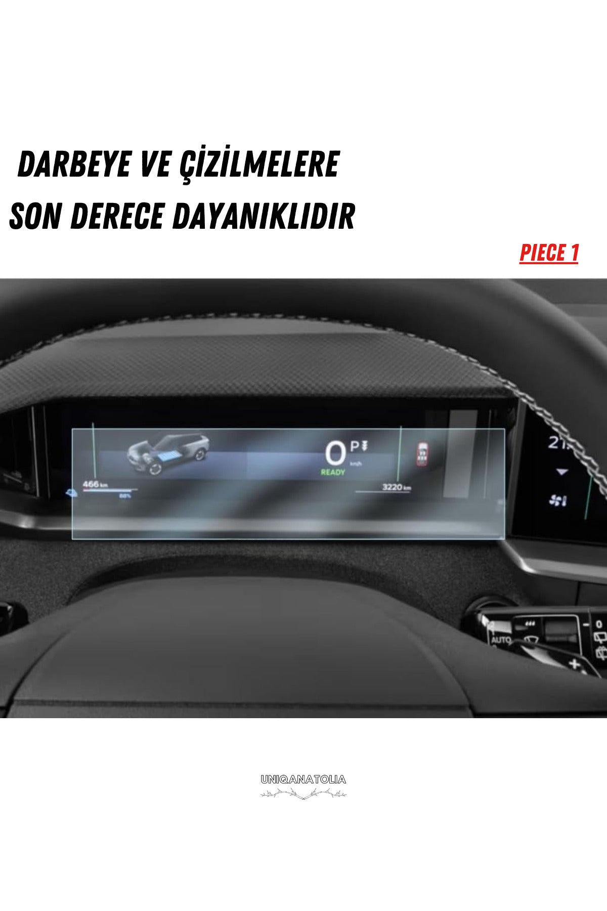 Opel Grandland 2025 Hayalet Gösterge ve Multimedya Uyumlu Nano Ekran Koruyucu