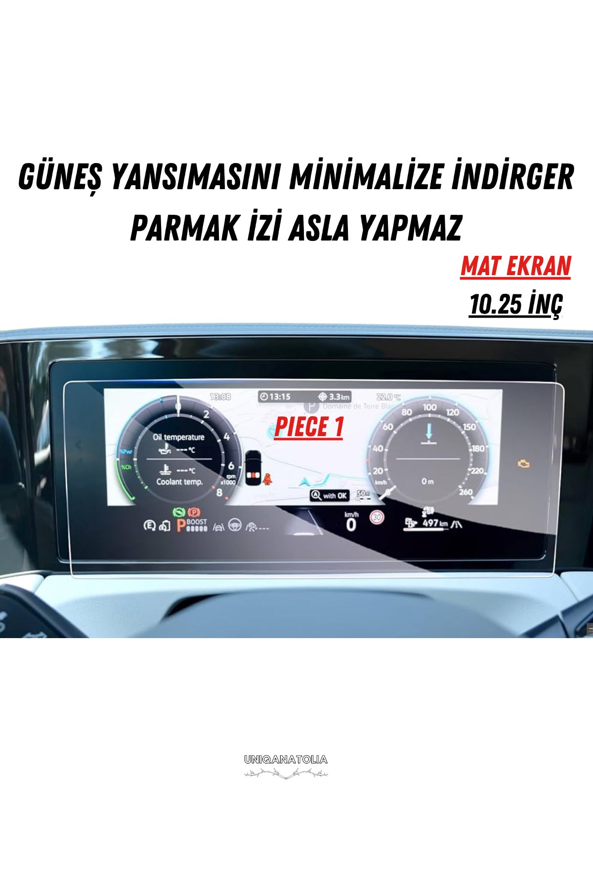 Volkswagen Tayron 2026 Hayalet Gösterge Ve Multimedya Uyumlu Set Mat Ekran Koruyucu
