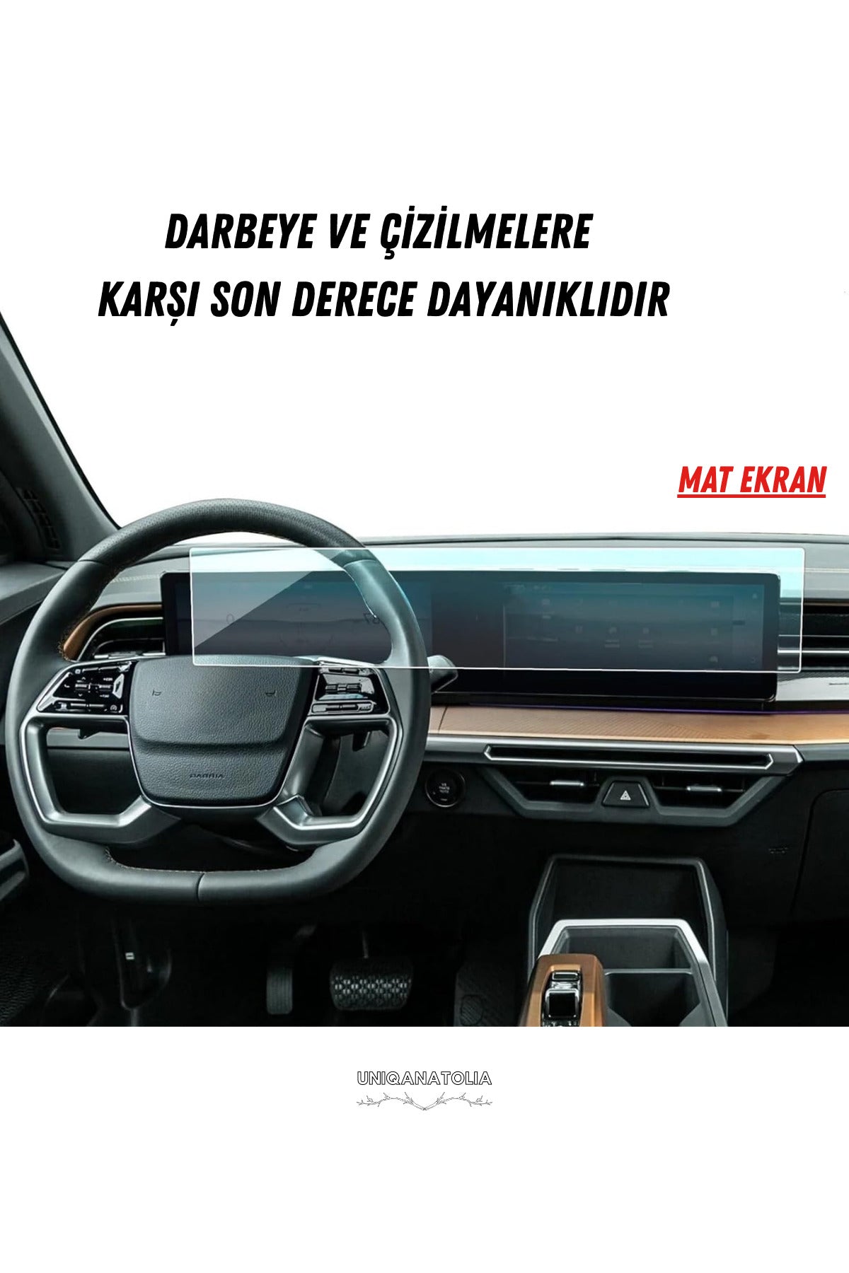 SsangYong Torres EVX 2024 Bilgi Ekran Ve Multimedya Uyumlu Mat Ekran Koruyucu