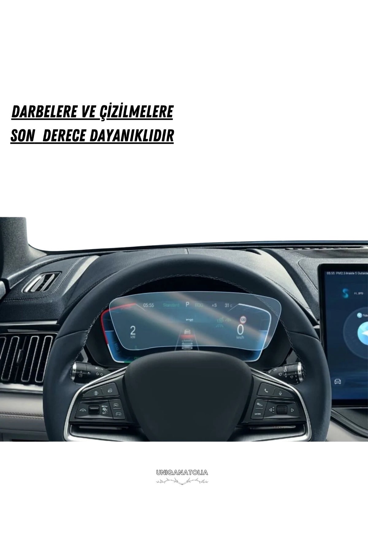 BYD HAN 2024-2025 Dijital Hayalet Gösterge Uyumlu Nano Ekran Koruyucu