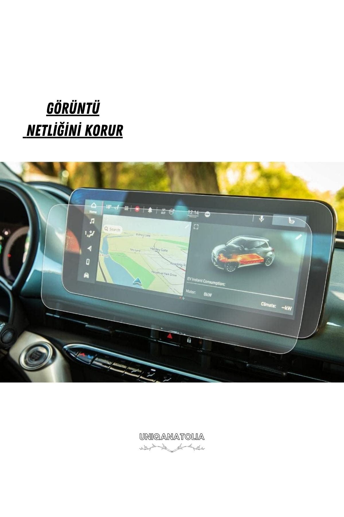 Fiat Egea 10 İnç Navigasyon ve Multimedya Uyumlu Nano Ekran Koruyucu