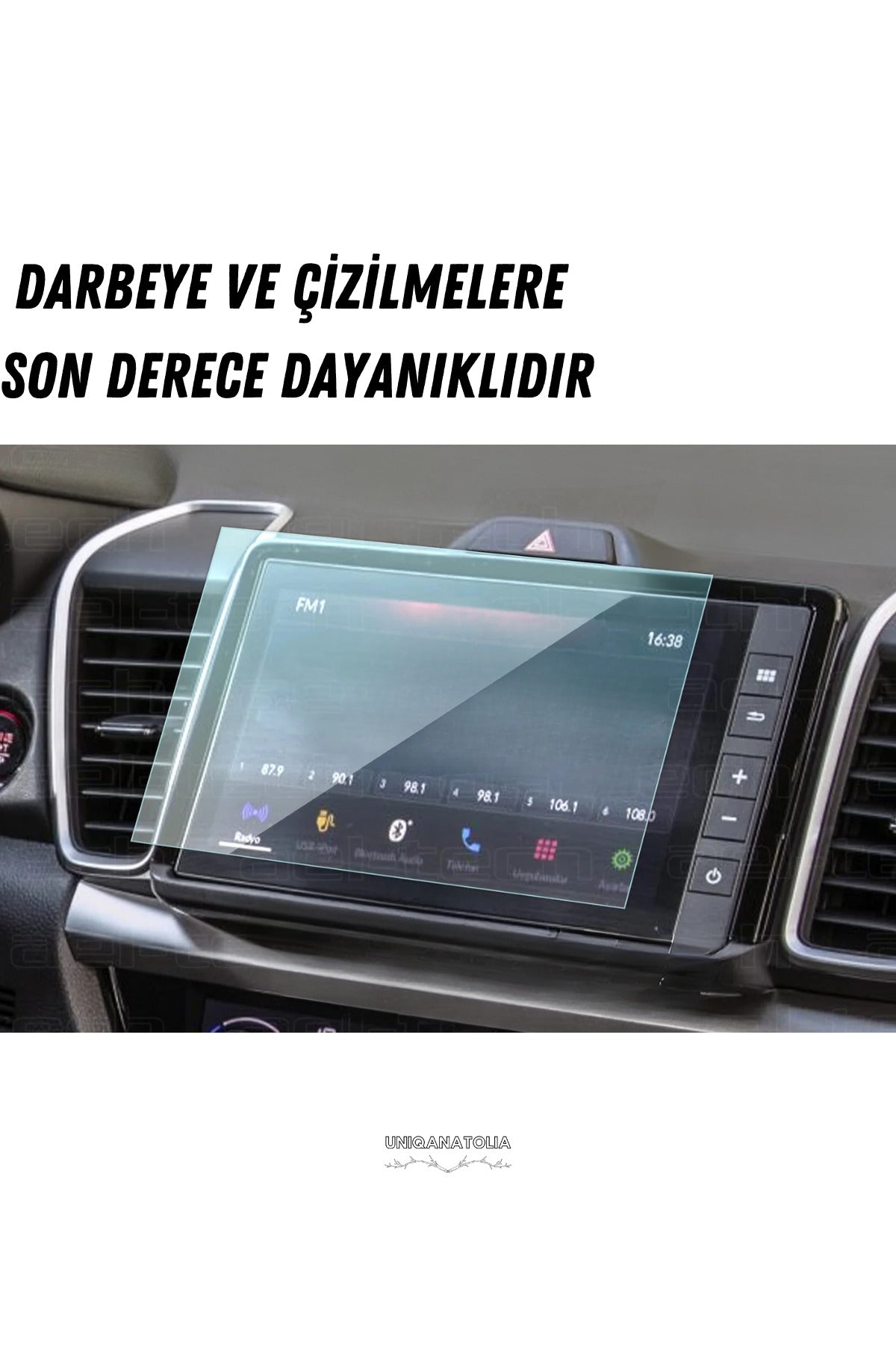 Honda City 2025 Navigasyon ve Multimedya Uyumlu Nano Ekran Koruyucu