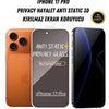 iPhone 17 Pro Anti-Static 3D Prıvacy Hayalet Toz Tutmayan Kırılmaz Ekran Koruyucu