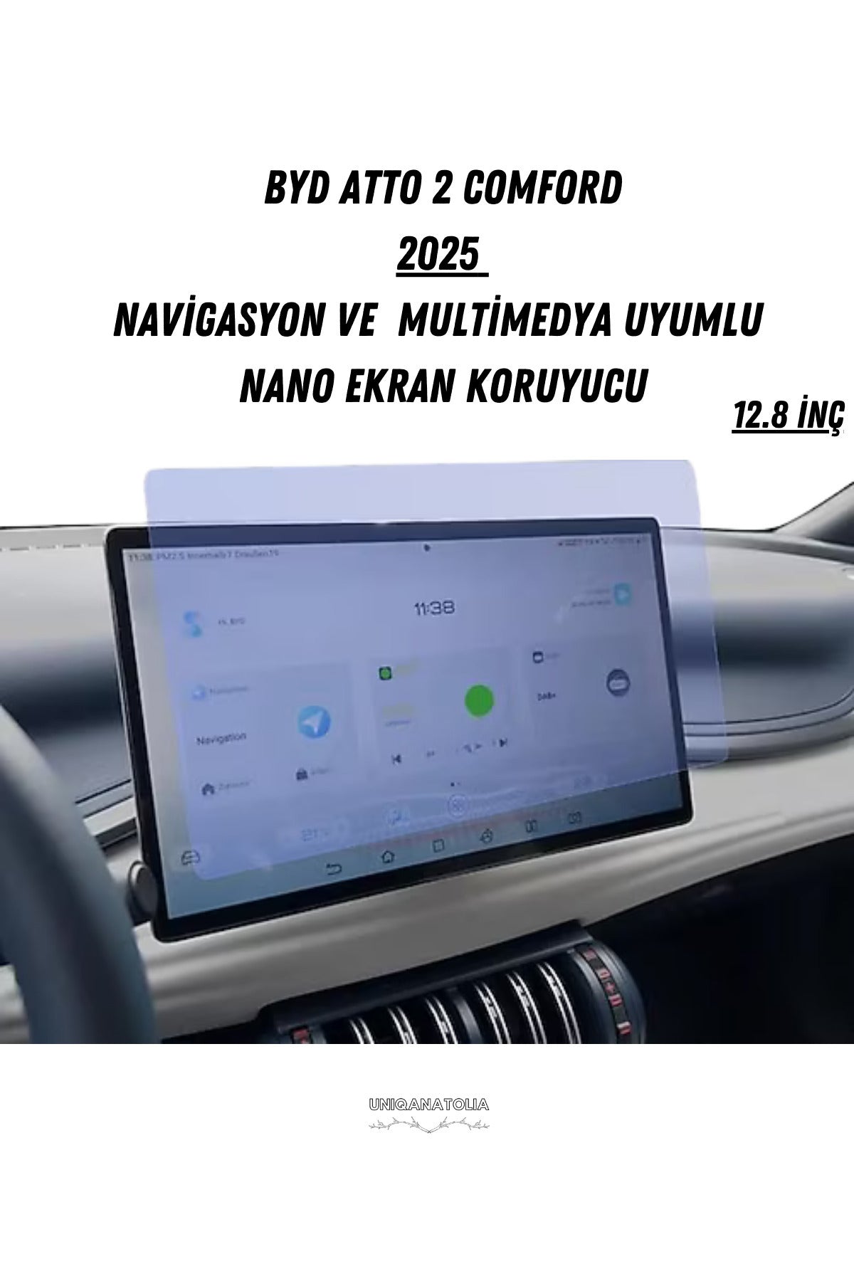 BYD Atto 2 Comford 2025 Multimedya Uyumlu Nano Ekran Koruyucu