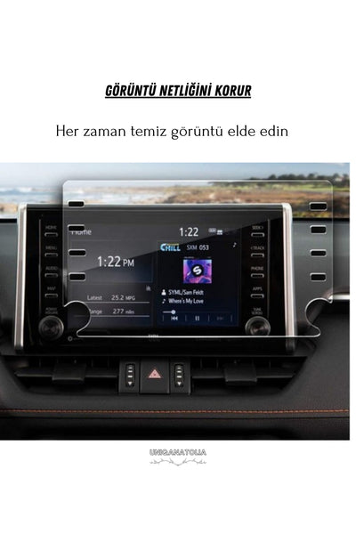 Toyota Corolla 2020 2021 Model 8" Navigasyon 9H Nano Ekran Koruyucu