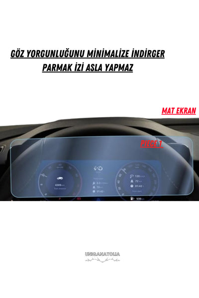 Skoda Superb 2024 Hayalet Ekran ve Multimedya Uyumlu Set Mat Ekran Koruyucu