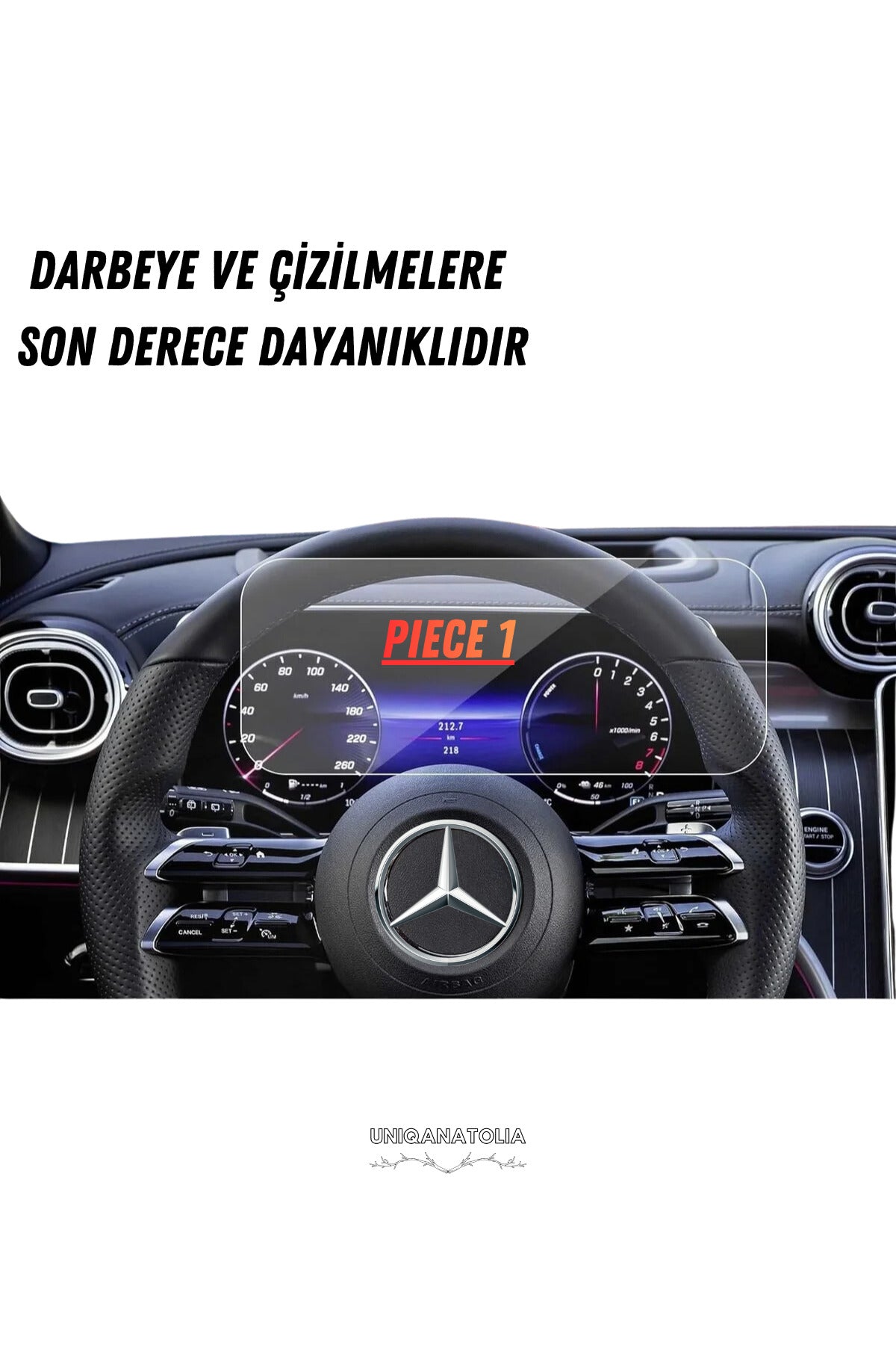 Mercedes S400 Hayalet Ekran Ve Multimedya Uyumlu Set Nano Ekran Koruyucu
