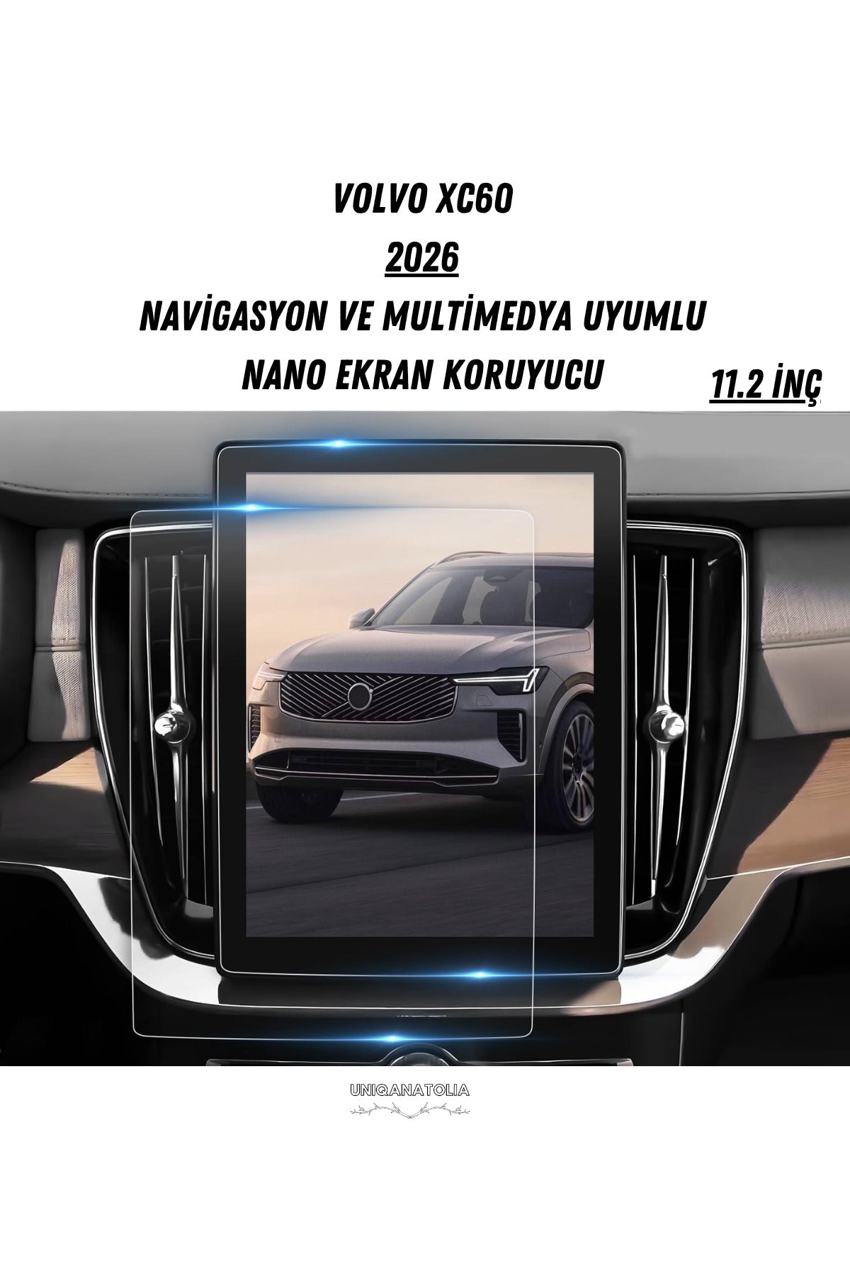 Volvo XC60 2026 Navigasyon ve Multimedya Uyumlu Nano Ekran Koruyucu
