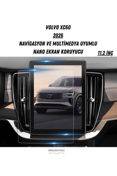 Volvo XC60 2026 Navigasyon ve Multimedya Uyumlu Nano Ekran Koruyucu