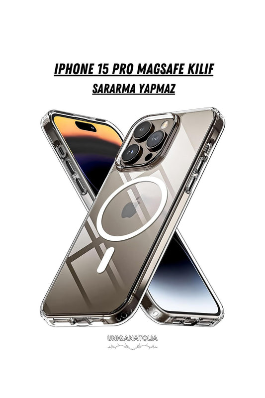 iPhone 15 Pro Uyumlu Magsafe Özellikli Animasyon Destekli Yüksek Kalite Kılıf