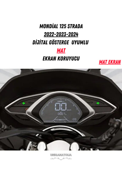 Mondial Strada 2022-2024 Dijital Gösterge Uyumlu Mat Ekran Koruyucu