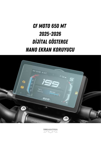 CF MOTO 650 MT 2025-2026 Dijital Gösterge Uyumlu Nano Ekran Koruyucu