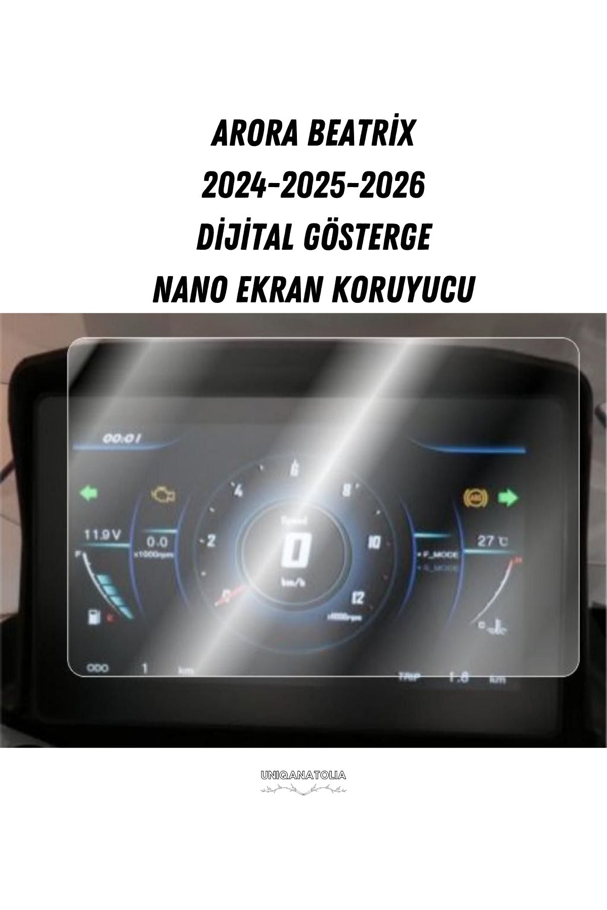 Arora Beatrix 2025-2026 Dijital Gösterge Uyumlu Nano Ekran Koruyucu