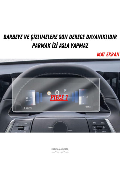 Opel Frontera 2026 Hayalet Gösterge ve Multimedya Uyumlu Set Mat Ekran Koruyucu