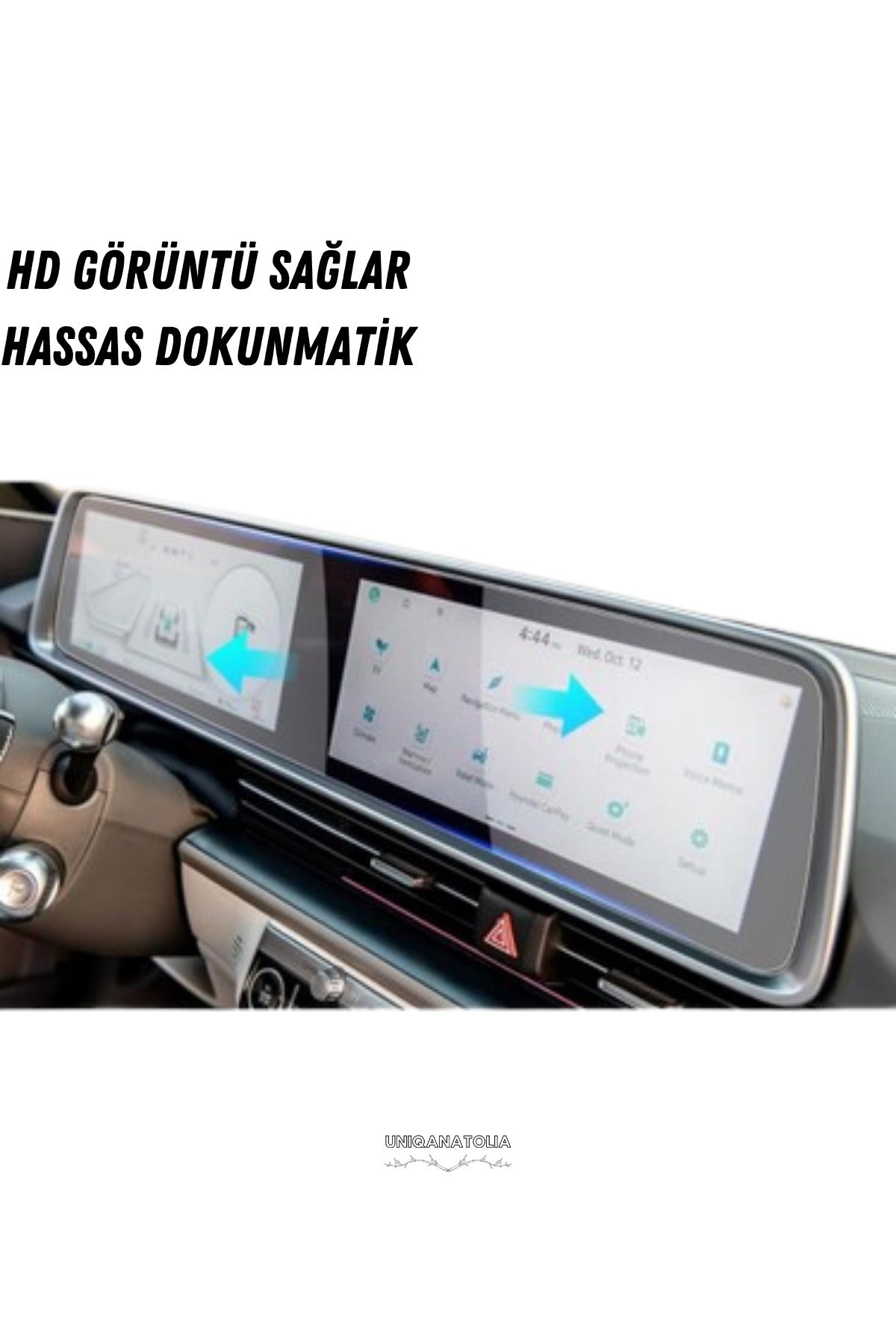 Hyundai Ioniq 6 2025 Navigasyon ve Multimedya Uyumlu Nano Ekran Koruyucu
