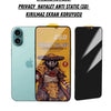 iPhone 16 Plus Anti-Static 3D Privacy Hayalet Toz Tutmayan Kırılmaz Ekran Koruyucu