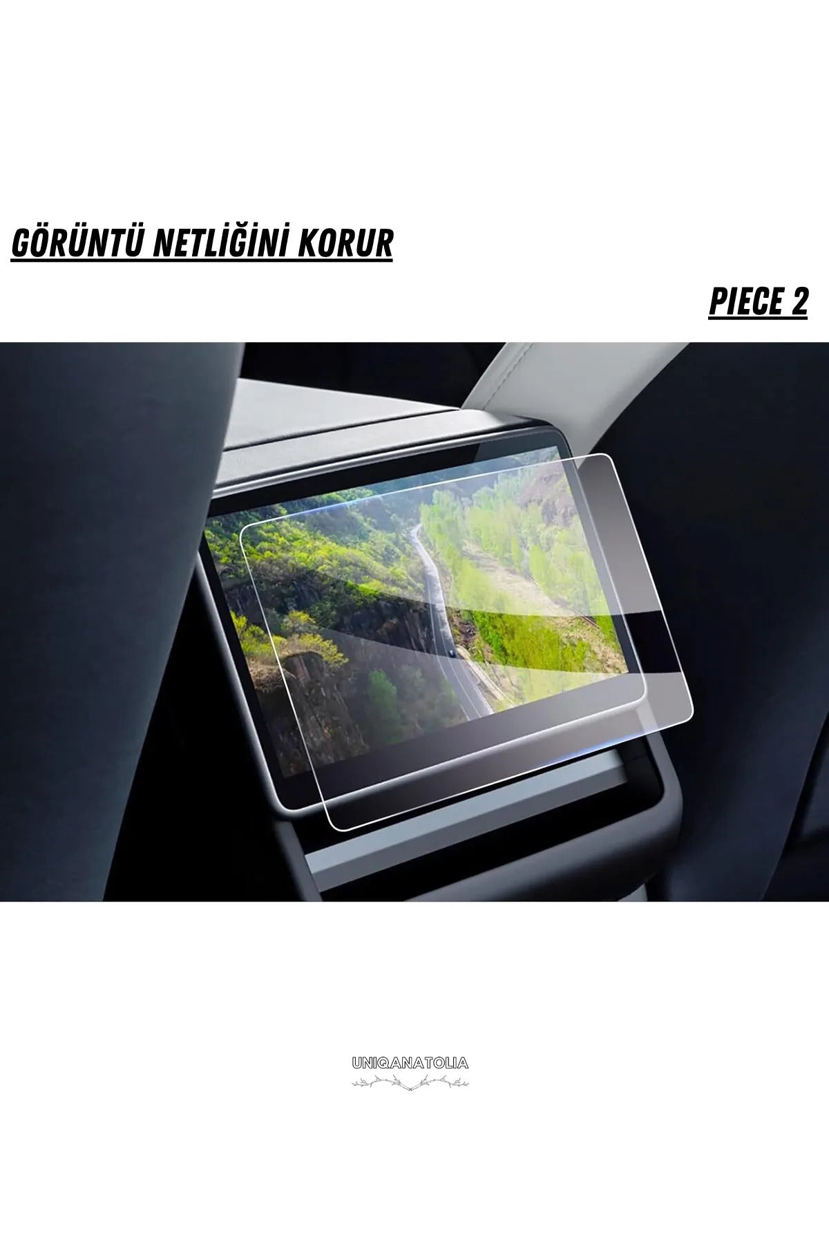 Tesla Model Y Juniper Multimedya ve Arka Ekran Set Nano Ekran Koruyucu