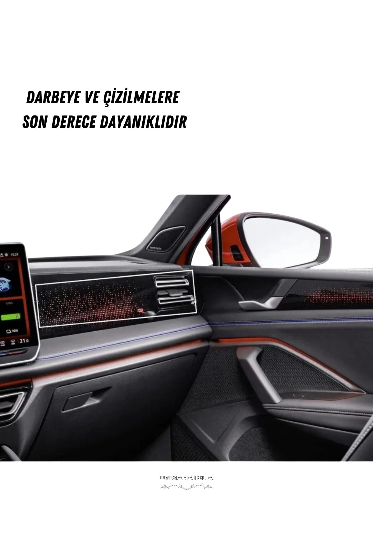Yeni Passat Variant 2024 Sağ Taraf Klima Konsol Uyumlu Nano Ekaran Koruyucu