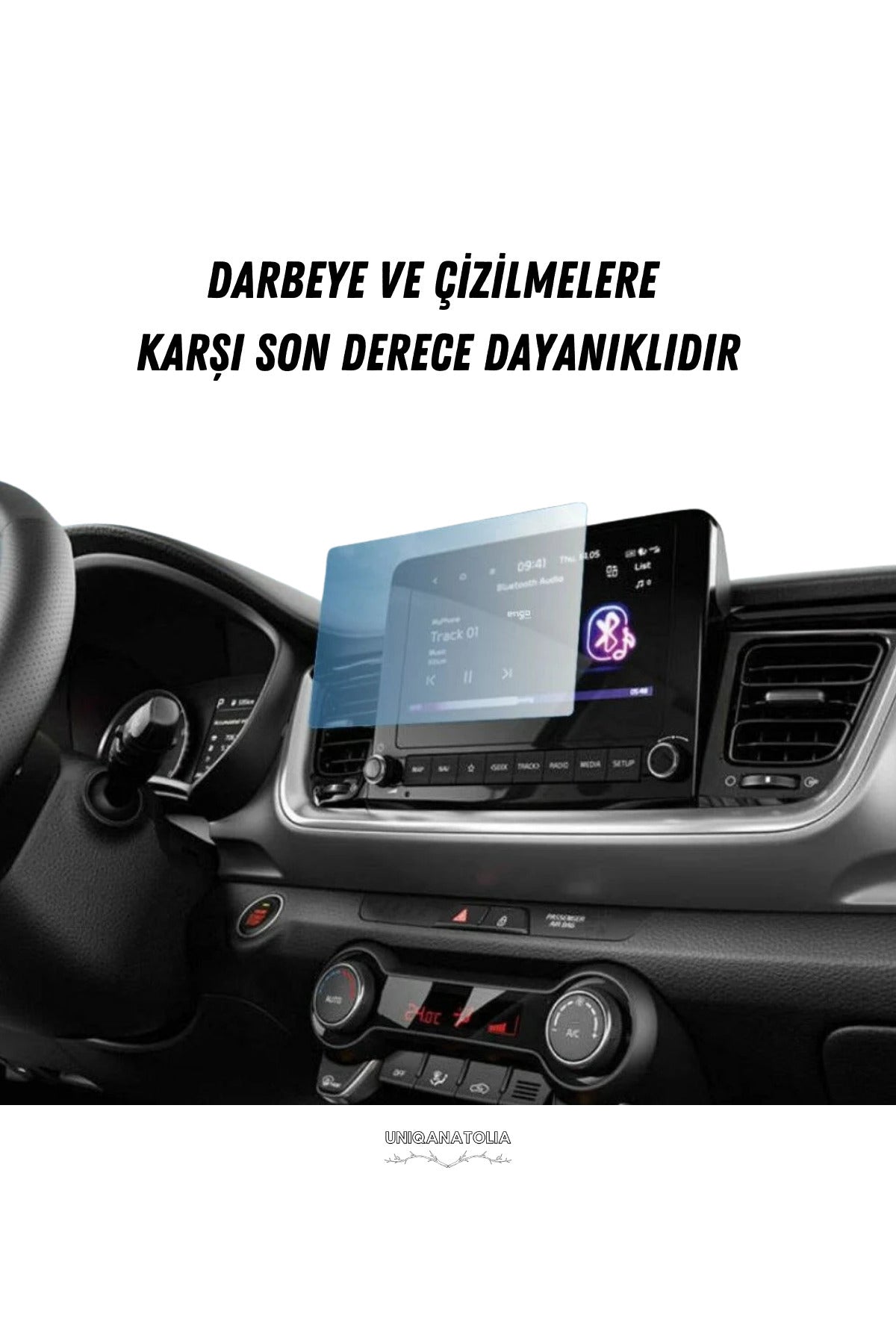 Kia Stonic 2025 Cool/Cool Plus Navigasyon ve Multimedya Uyumlu Nano Ekran Koruyucu