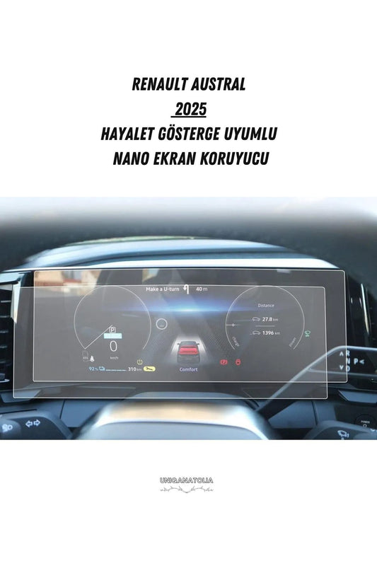 Renault Austral 2025 Hayalet Gösterge Uyumlu Nano Ekran Koruyucu