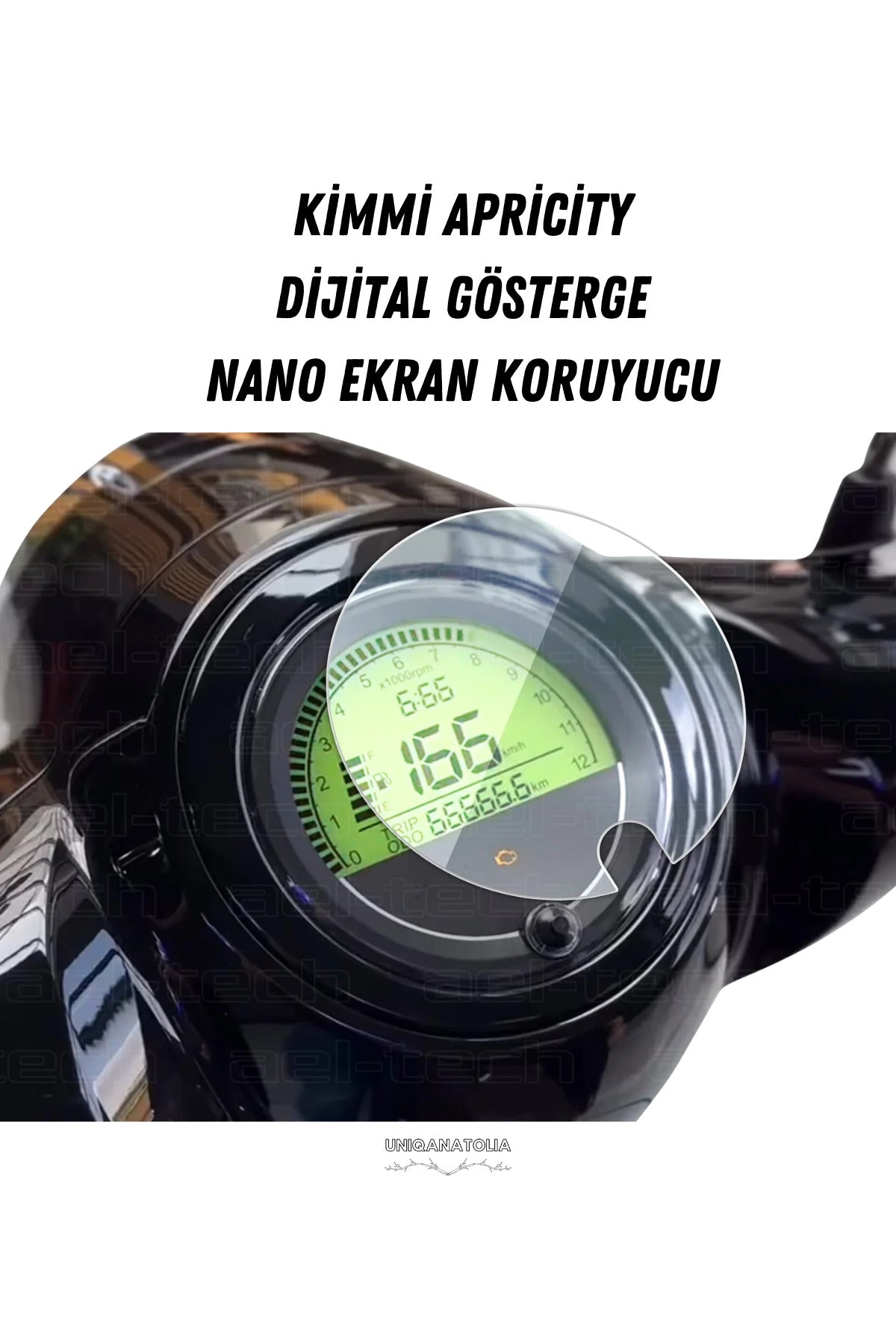 Kimmi Apricity Dijital Gösterge Uyumlu Nano Ekran Koruyucu