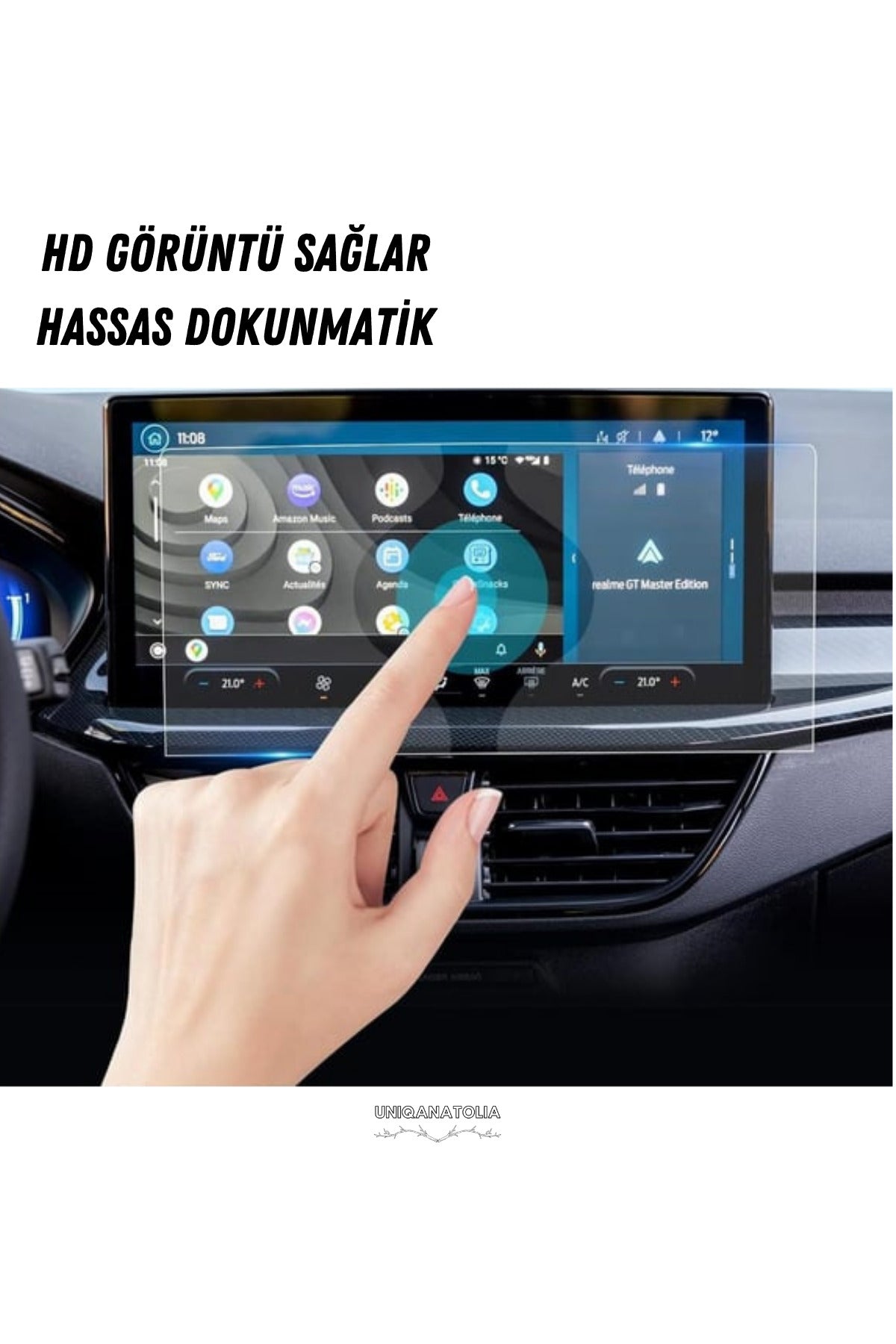Ford Focus 2026 Navigasyon ve Multimedya Uyumlu Nano Ekran Koruyucu