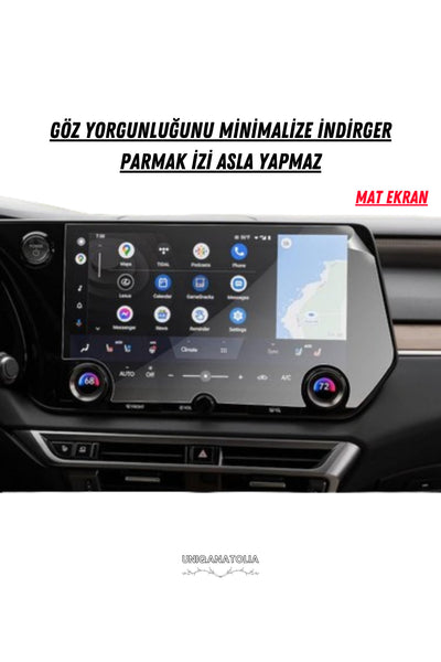 Lexux RX 2023-2024 Navigasyon ve Multimedya Uyumlu Mat Ekran Koruyucu