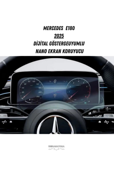 Mercedes E180 2025 Hayalet Gösterge Uyumlu Nano Ekran Koruyucu