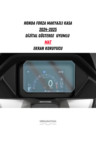 Honda Forza Makyajlı Kasa 2024-2025 Dijital Gösterge Uyumlu Mat Ekran Koruyucu