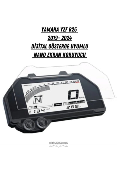 Yamaha Yeni X Max Tech Max 2023 2024 Dijital Gösterge Uyumlu Nano Ekran Koruyucu