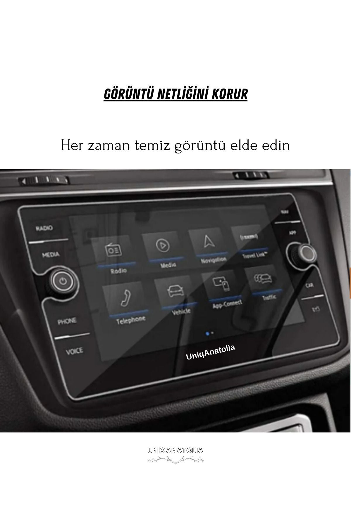 Volkswagen Tiguan 8 inç Navigasyon Nano Ekran Koruyucu