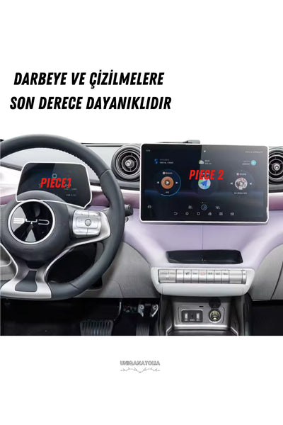 BYD DOLPHIN 2024-2025 Dijital Hayalet Gösterge ve Multimedya Uyumlu Set Nano Ekran Koruyucu