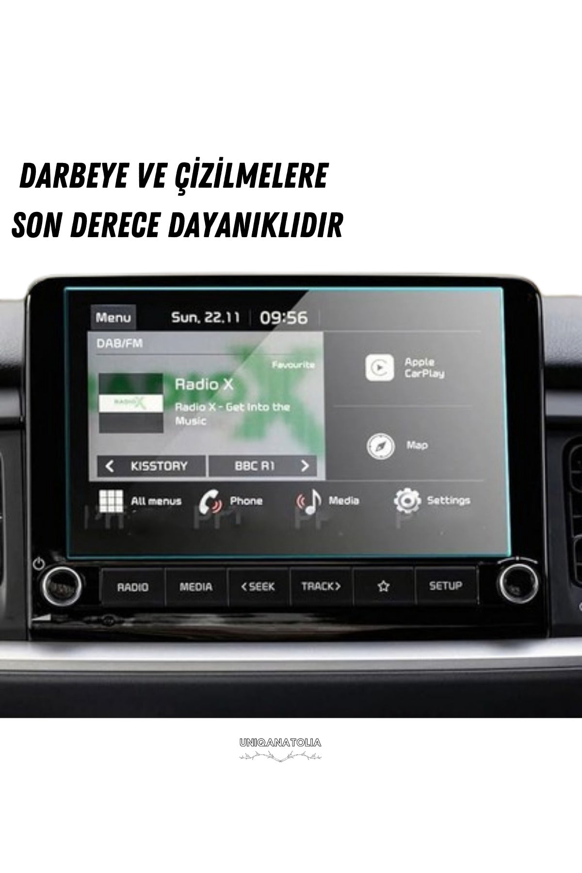 Kia Stonic 2025 Navigasyon ve Multimedya Uyumlu Nano Ekran Koruyucu