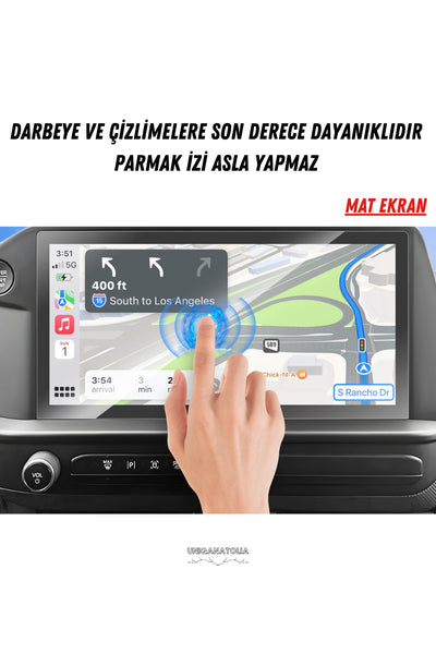 Ford Transit Custom 2024-2025-2026 Multimedya Uyumlu Mat Ekran Koruyucu