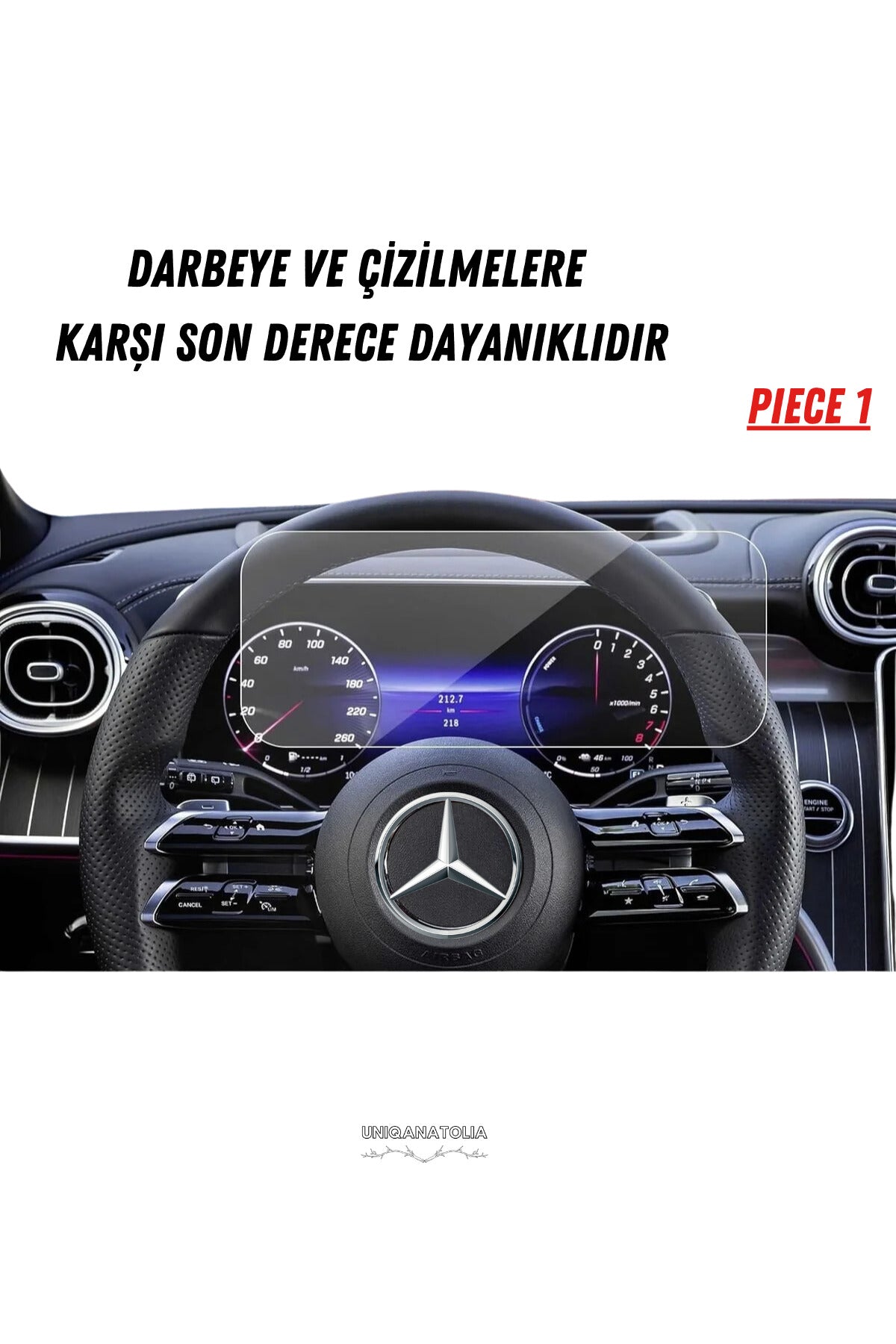Mercedes GLC 180 2026 Hayalet Gösterge ve Multimedya Uyumlu Set Nano Ekran Koruyucu