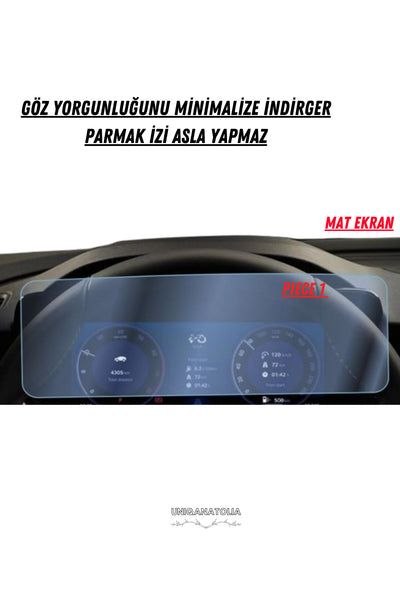Skoda Superb 2024 Hayalet Ekran ve Multimedya Uyumlu Set Mat Ekran Koruyucu