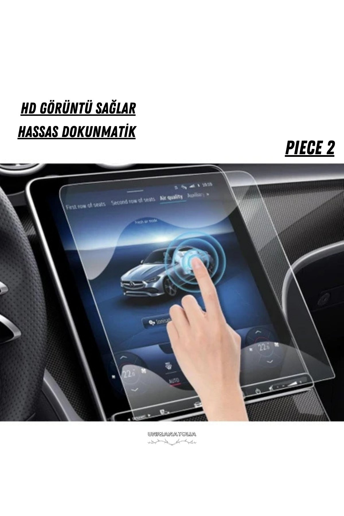 Mercedes S500 2024 Hayalet Gösterge ve Multimedya Uyumlu Premium Set Nano Ekran Koruyucu