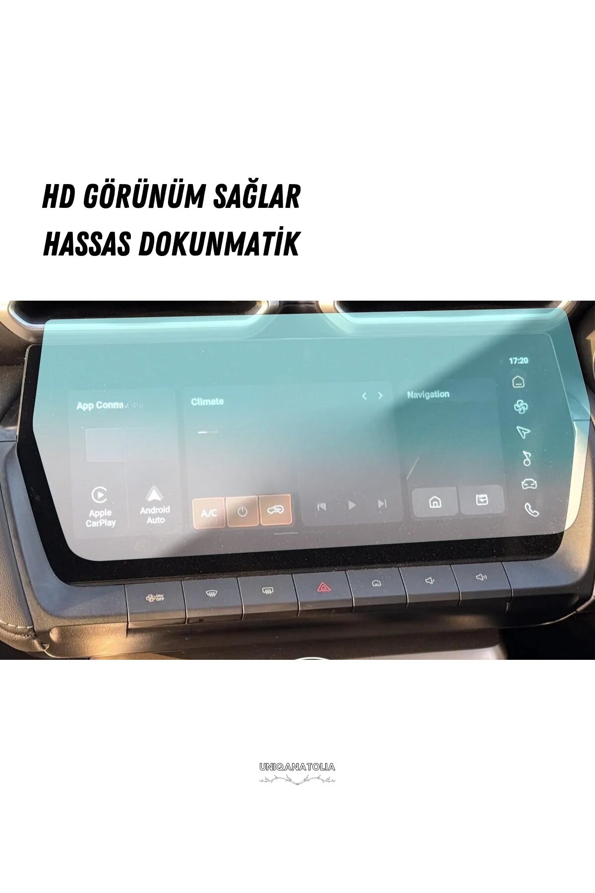 MG ZS 2026 Navigasyon ve Multimedya Uyumlu Nano Ekran Koruyucu