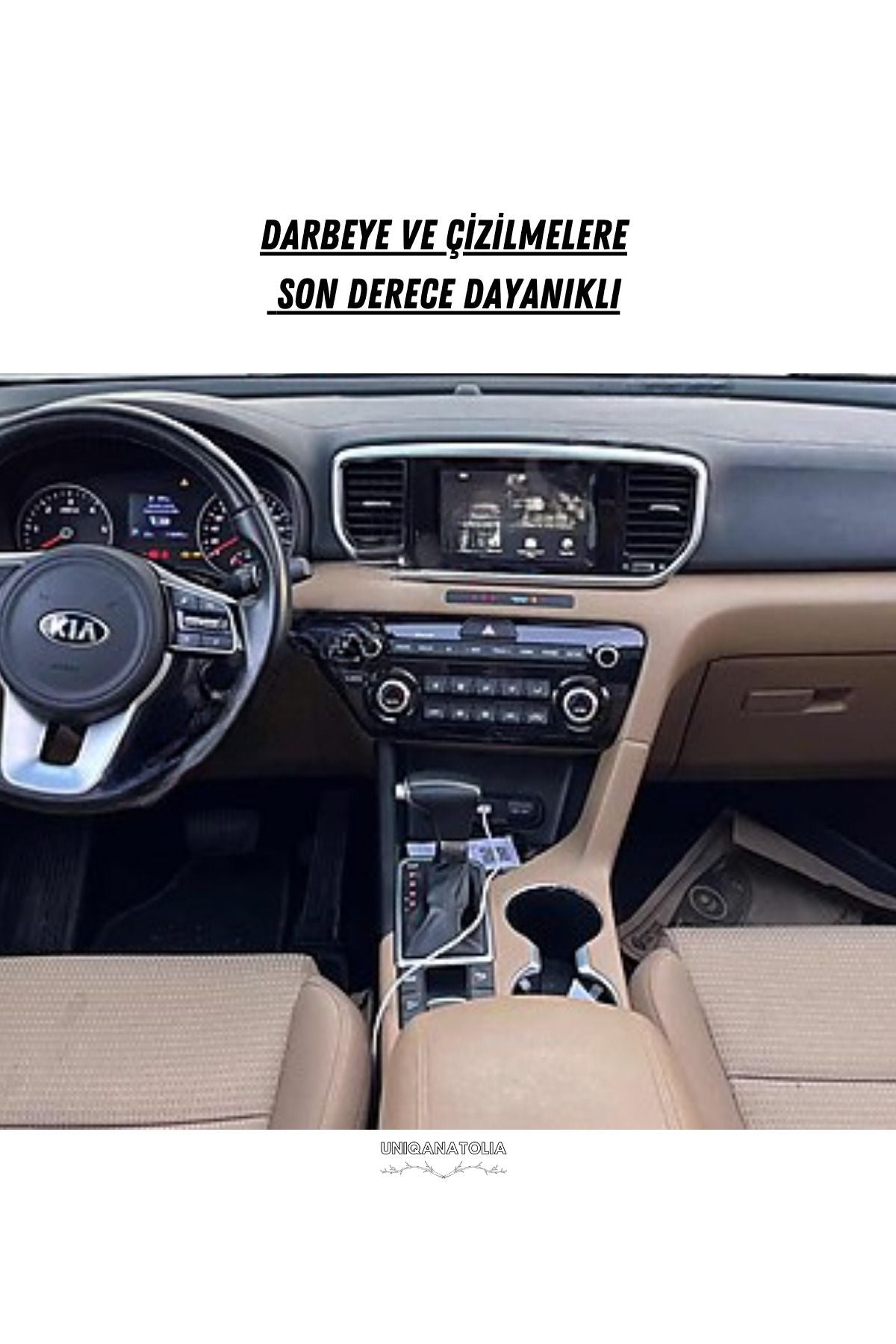 Kia Sportage 2020 2021 2022 Uyumlu 8 inç Navigasyon ve Multimedya Nano Ekran Koruyucu