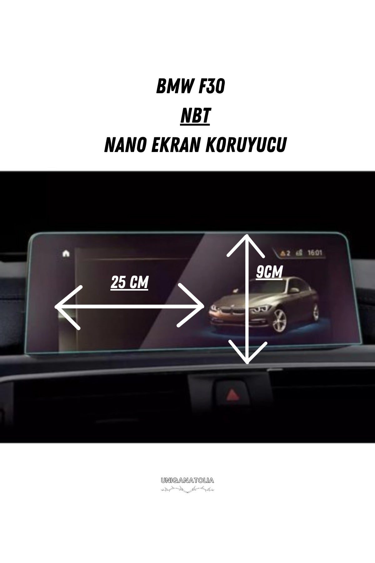 BMW F30 NBT Ekran Uyumlu Nano Ekran Koruyucu