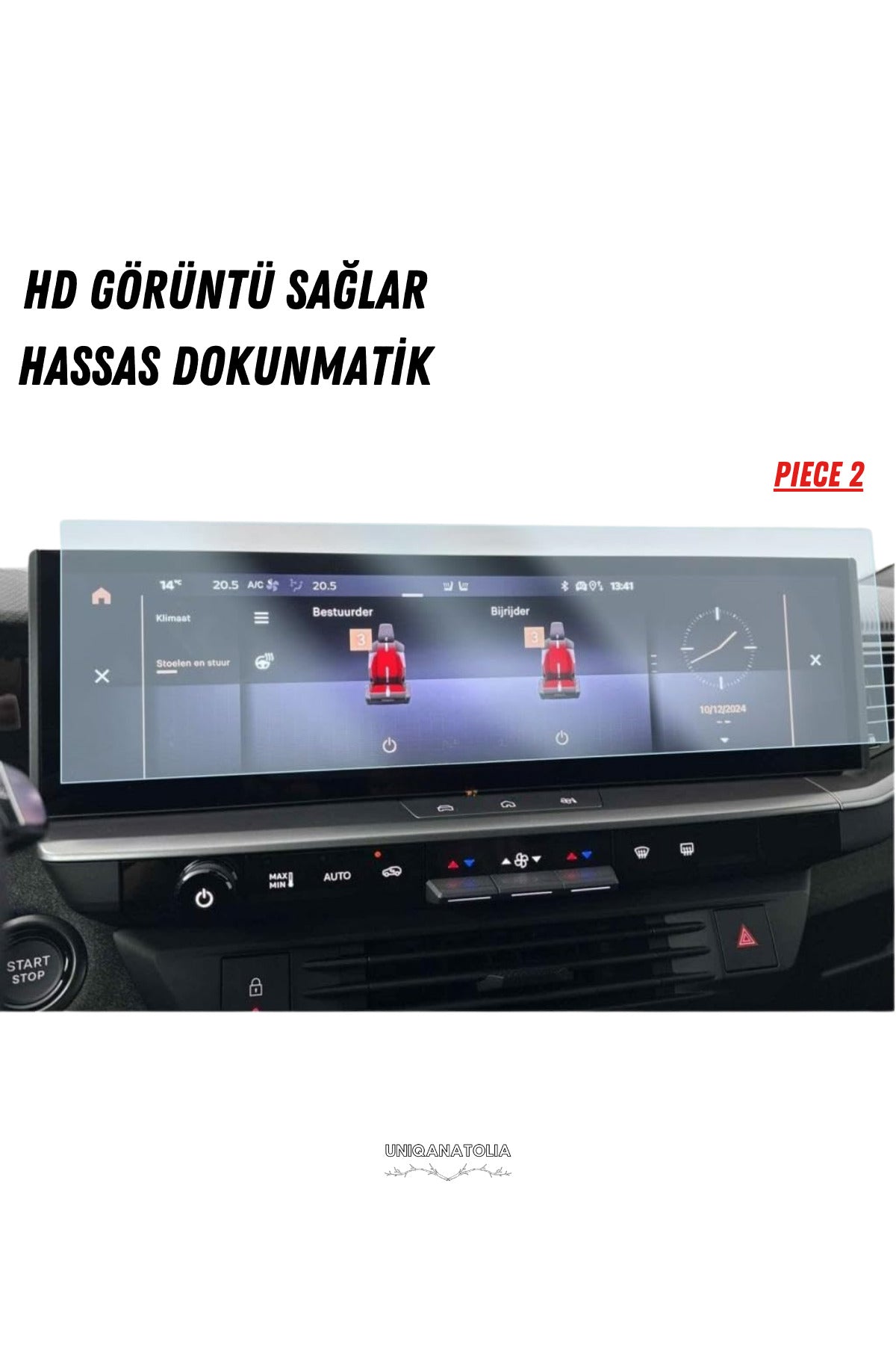 Opel Grandland 2025 Hayalet Gösterge ve Multimedya Uyumlu Nano Ekran Koruyucu