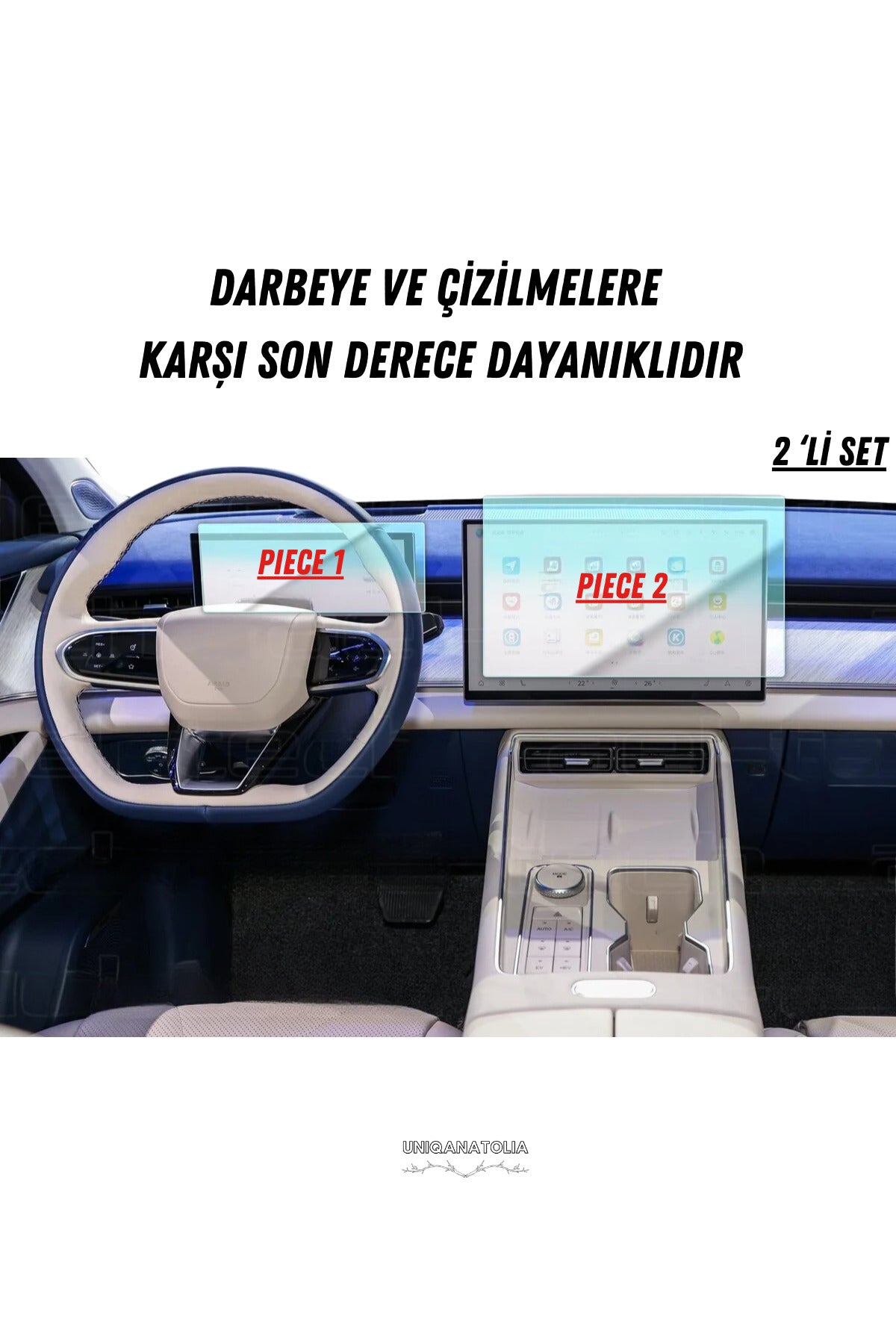 Chery Tıggo8 2026 Hayalet Gösterge Ve Multimedya Uyumlu Nano Ekran Koruyucu