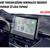 Toyota Corolla Cross 2025 Navigasyon ve Multimedya Uyumlu Mat Ekran Koruyucu