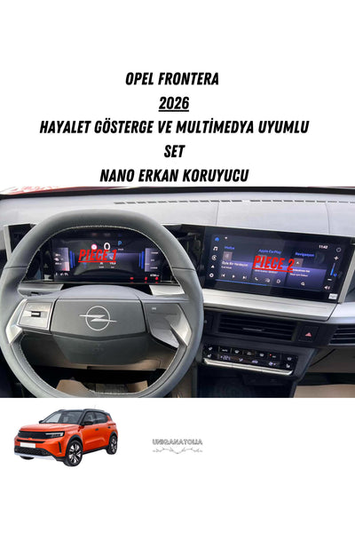 Opel Frontera 2026 Hayalet Gösterge ve Multimedya Uyumlu Set Nano Ekran Koruyucu