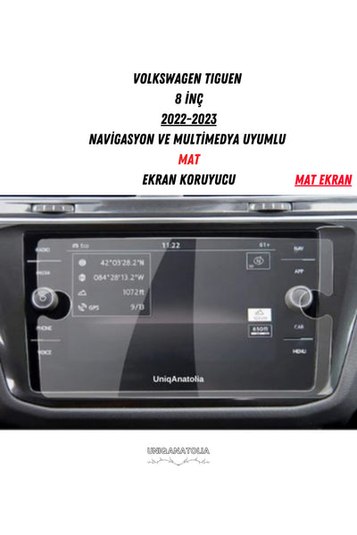 Volkswagen Tiguan 8 inç Navigasyon Nano Ekran Koruyucu